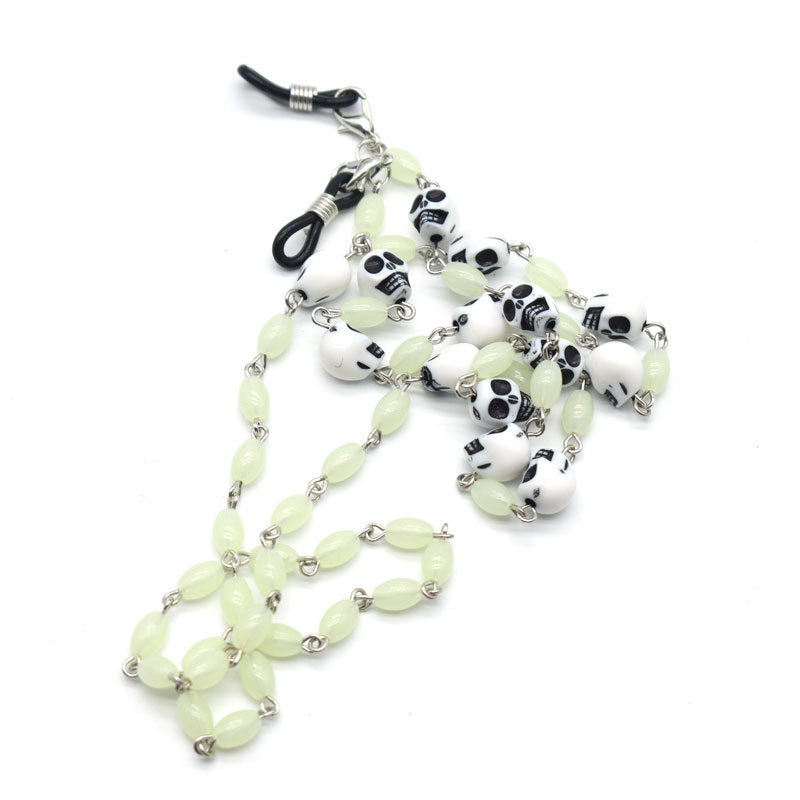 Artistic Eyewear Chain with Unique Bead Accents Bowlift