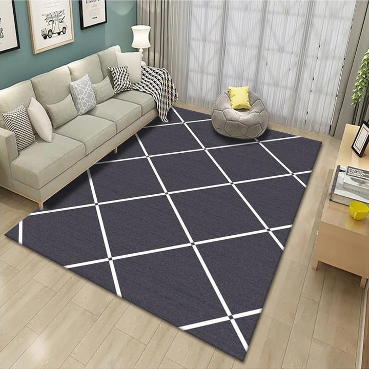 Geometric Patterned Area Rug Bowlift
