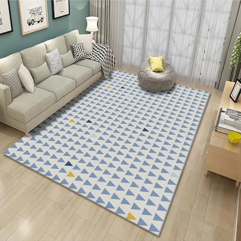 Geometric Patterned Area Rug Bowlift