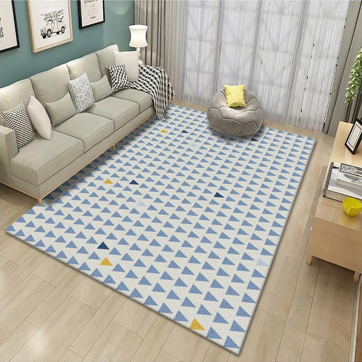 Geometric Patterned Area Rug Bowlift