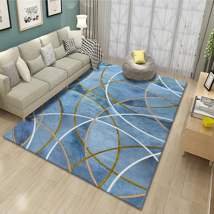 Geometric Patterned Area Rug Bowlift