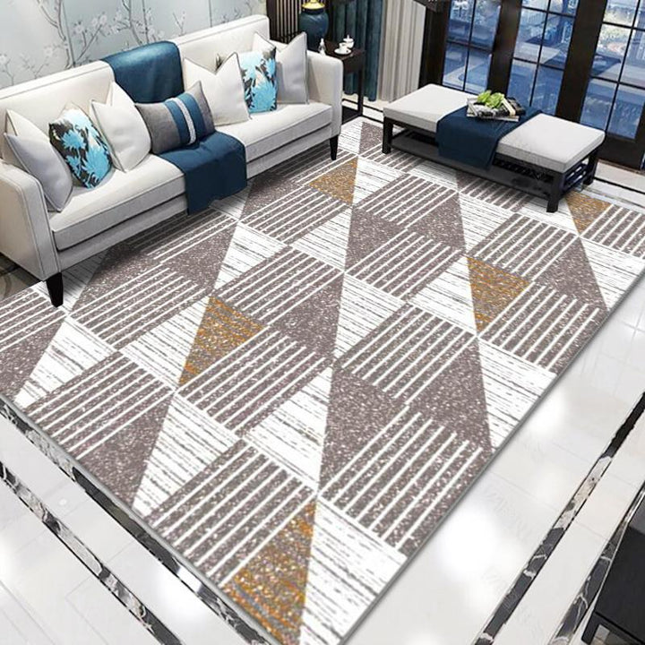 Geometric Pattern Area Rug Bowlift