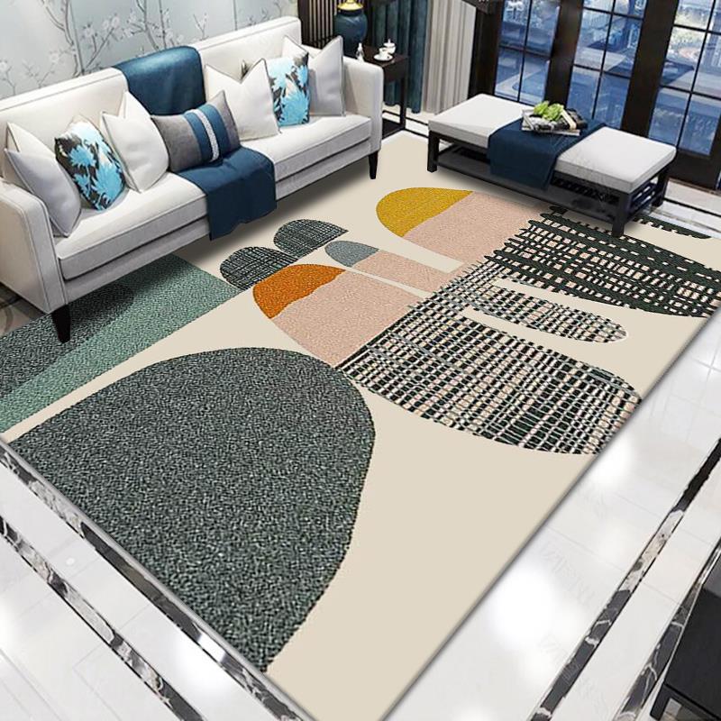 Geometric Pattern Area Rug Bowlift