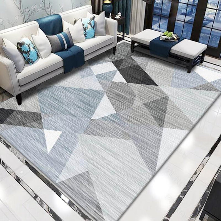 Geometric Pattern Area Rug Bowlift