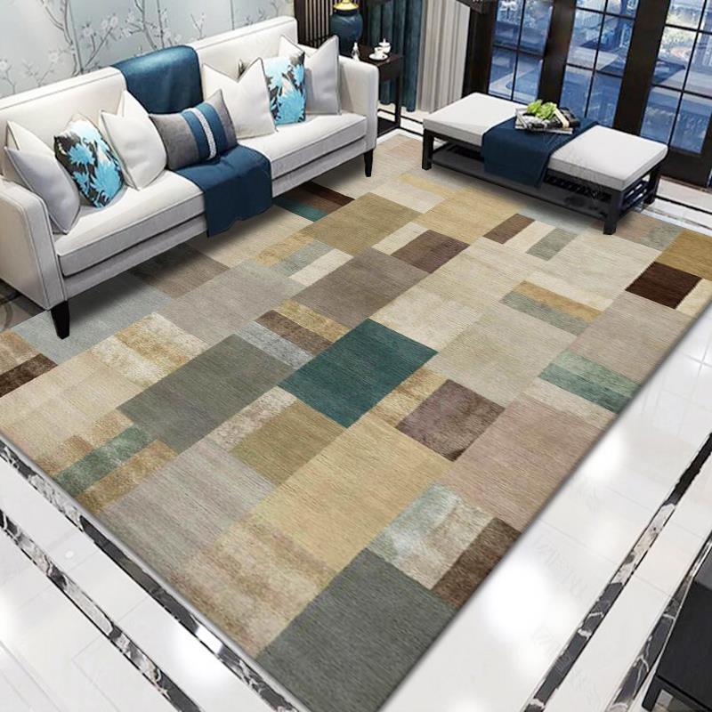 Geometric Pattern Area Rug Bowlift