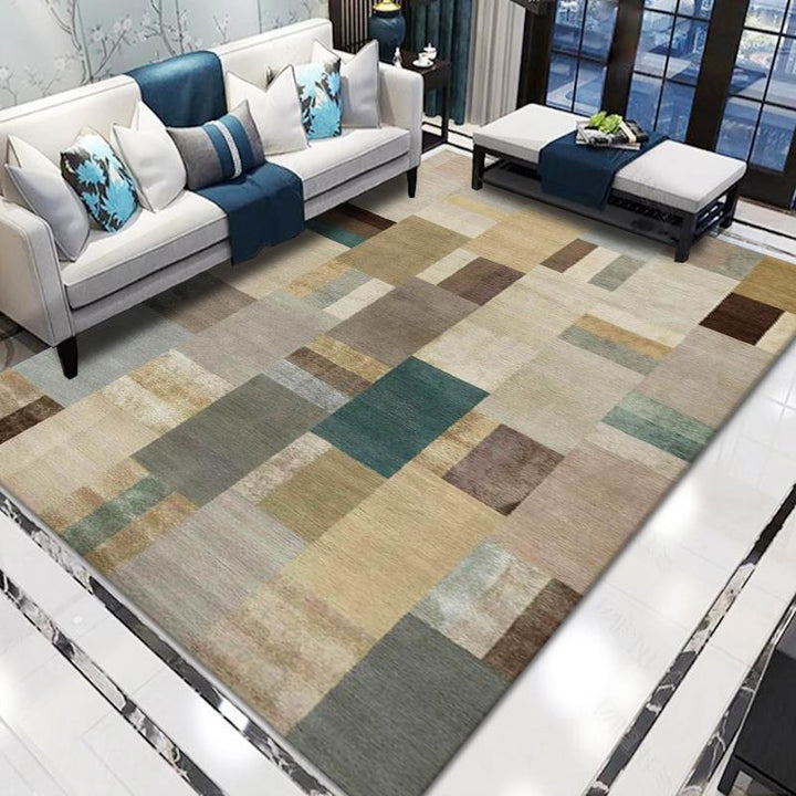 Geometric Pattern Area Rug Bowlift