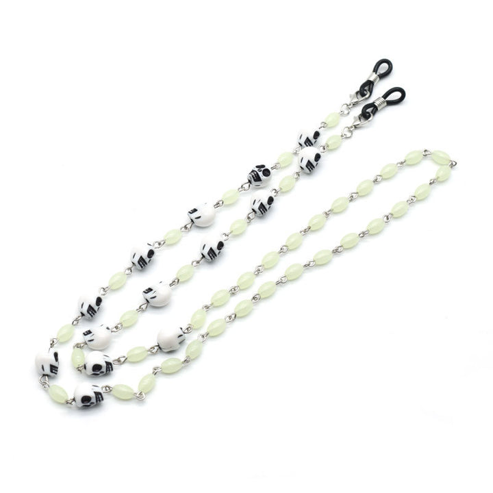 Artistic Eyewear Chain with Unique Bead Accents Bowlift