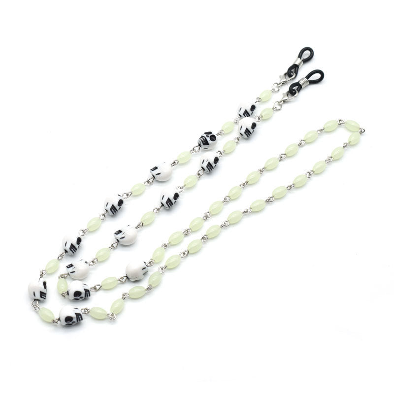 Artistic Eyewear Chain with Unique Bead Accents Bowlift