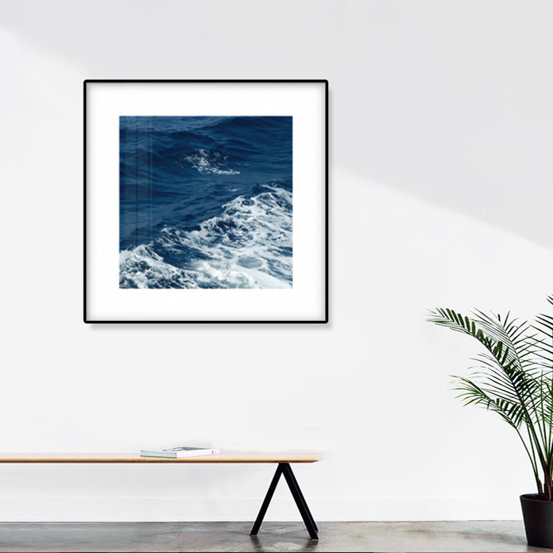 BowLift | Seascape Ocean Water Wall Art Tropics Textured Canvas in Blue for Home Interior