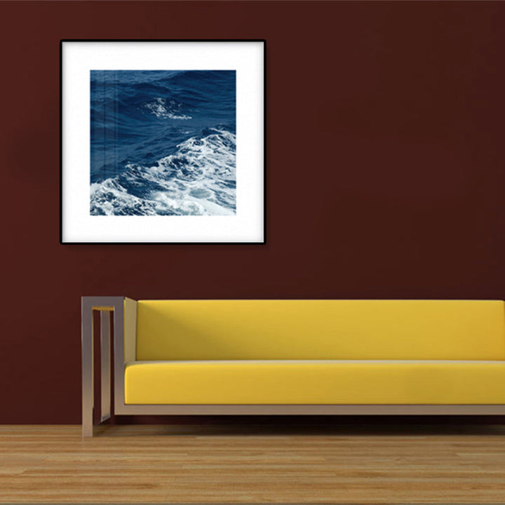 BowLift | Seascape Ocean Water Wall Art Tropics Textured Canvas in Blue for Home Interior