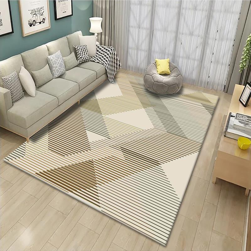 Geometric Patterned Area Rug Bowlift