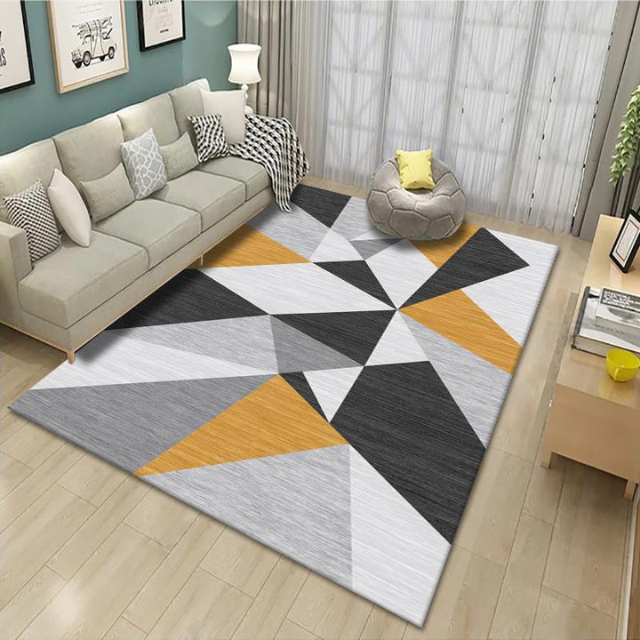 Geometric Patterned Area Rug Bowlift