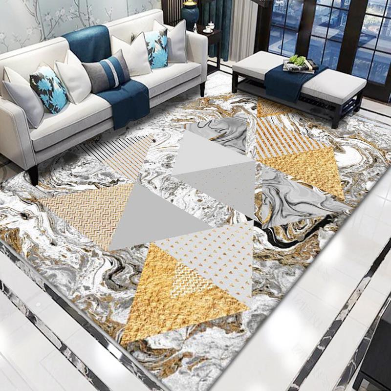 Geometric Pattern Area Rug Bowlift