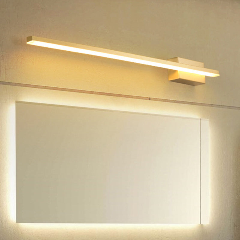 BowLift | Gold extended wall-mounted lamp contemporary LED metal vanity wall light fixture
