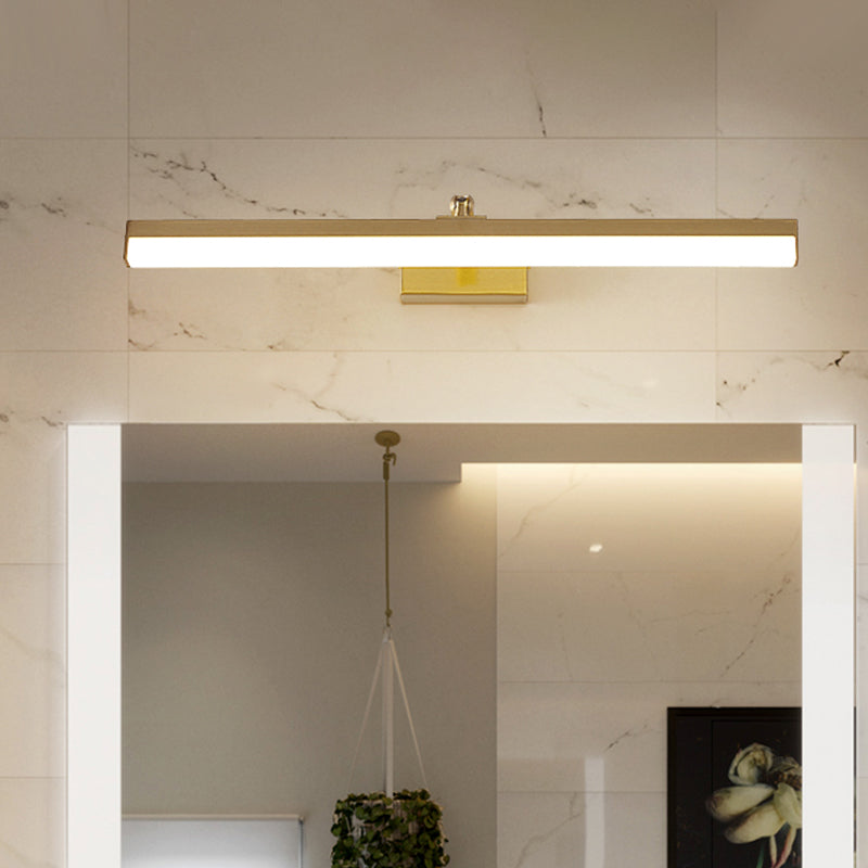 BowLift | Brass extended wall-mounted lamp Simplicity LED metal mirror wall light fixture