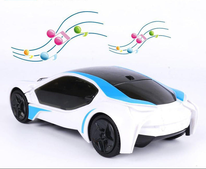 Light-Up Musical Remote Control Racing Car Bowlift
