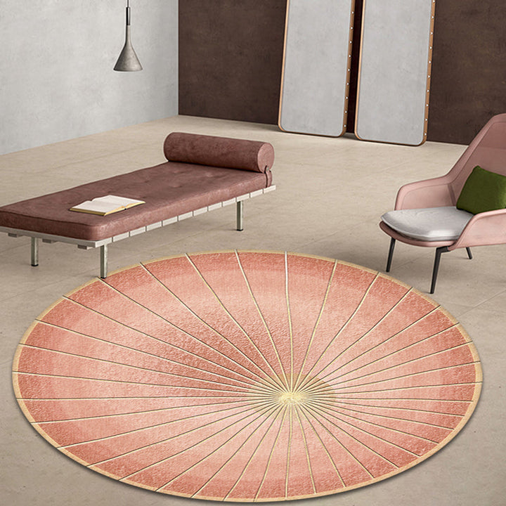 BowLift | Cameo Brown Modern Carpet Polypropylene Geometric Pattern Rug Pet Friendly Washable Non-Slip Carpet for Living Room