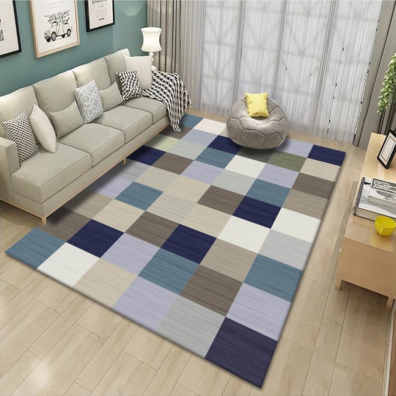 Geometric Patterned Area Rug Bowlift