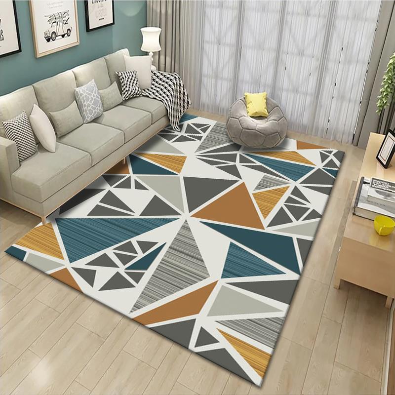 Geometric Patterned Area Rug Bowlift