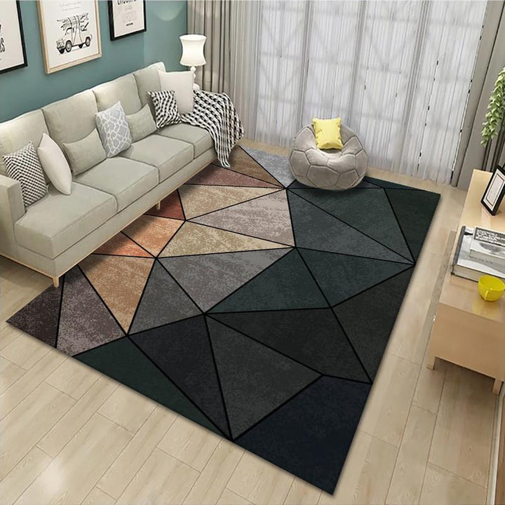 Geometric Patterned Area Rug Bowlift