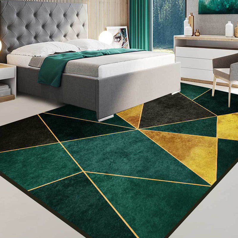 BowLift | Groener Nordic Area Rug Synthetic Geometric Pattern Rug Pet Friendly Washable Non-Slip Area Rug for Living Room