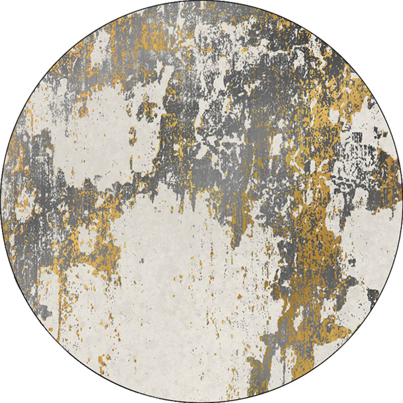 BowLift | Gray abstract carpet Synthetic industrial carpet Washable Non-slip backing rug for decoration