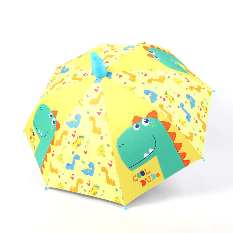 Ladies child-friendly folding umbrella with cheerful animal design Bowlift