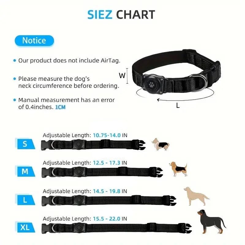 SecureTrack • AirTag Dog Collar