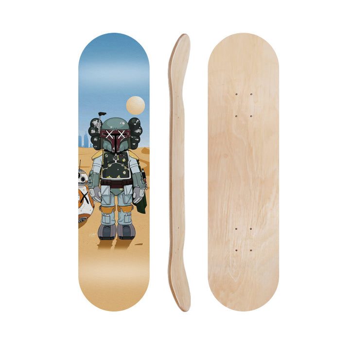 Cartoon-Inspired Skate Deck Bowlift