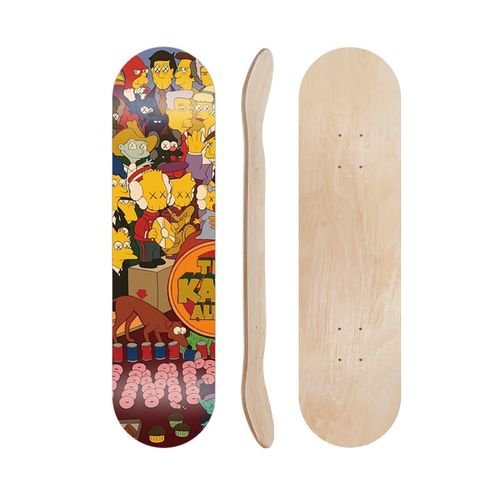 Cartoon-Inspired Skate Deck Bowlift