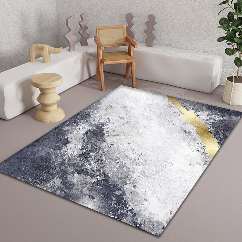 BowLift | Gray Living Room Carpet contemporary abstract carpet polyester machine washable non-slip backing carpet