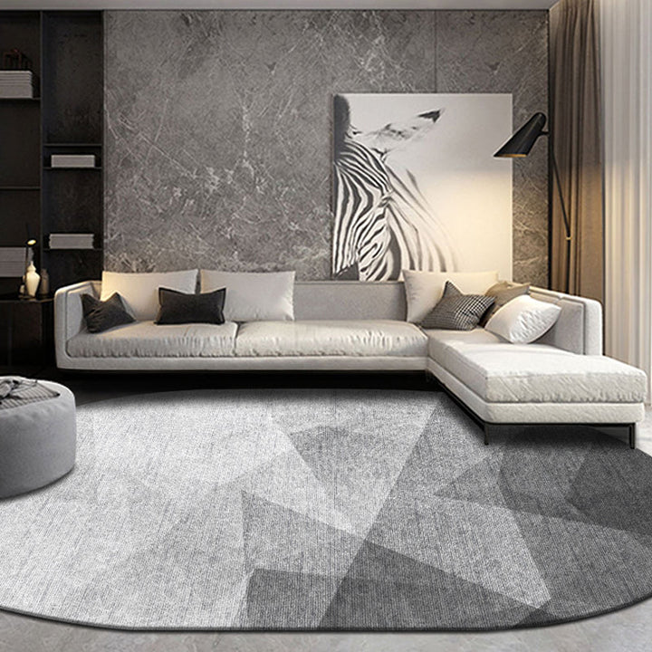 BowLift | Multi-Color Living Room Rug Minimalist Geometry Rug Synthetic Non-Slip Back Rug