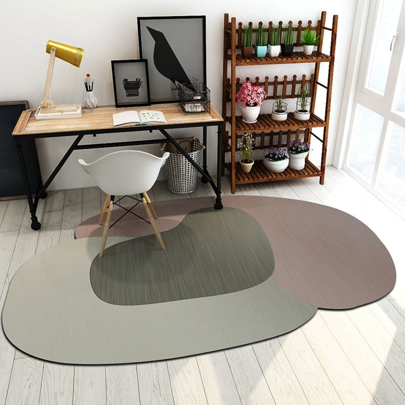 BowLift | Novelty Shaped Geometric Pattern Rug Dark Color Modern Carpet Polypropylene Pet Friendly Non-Slip Rug for Student Housing