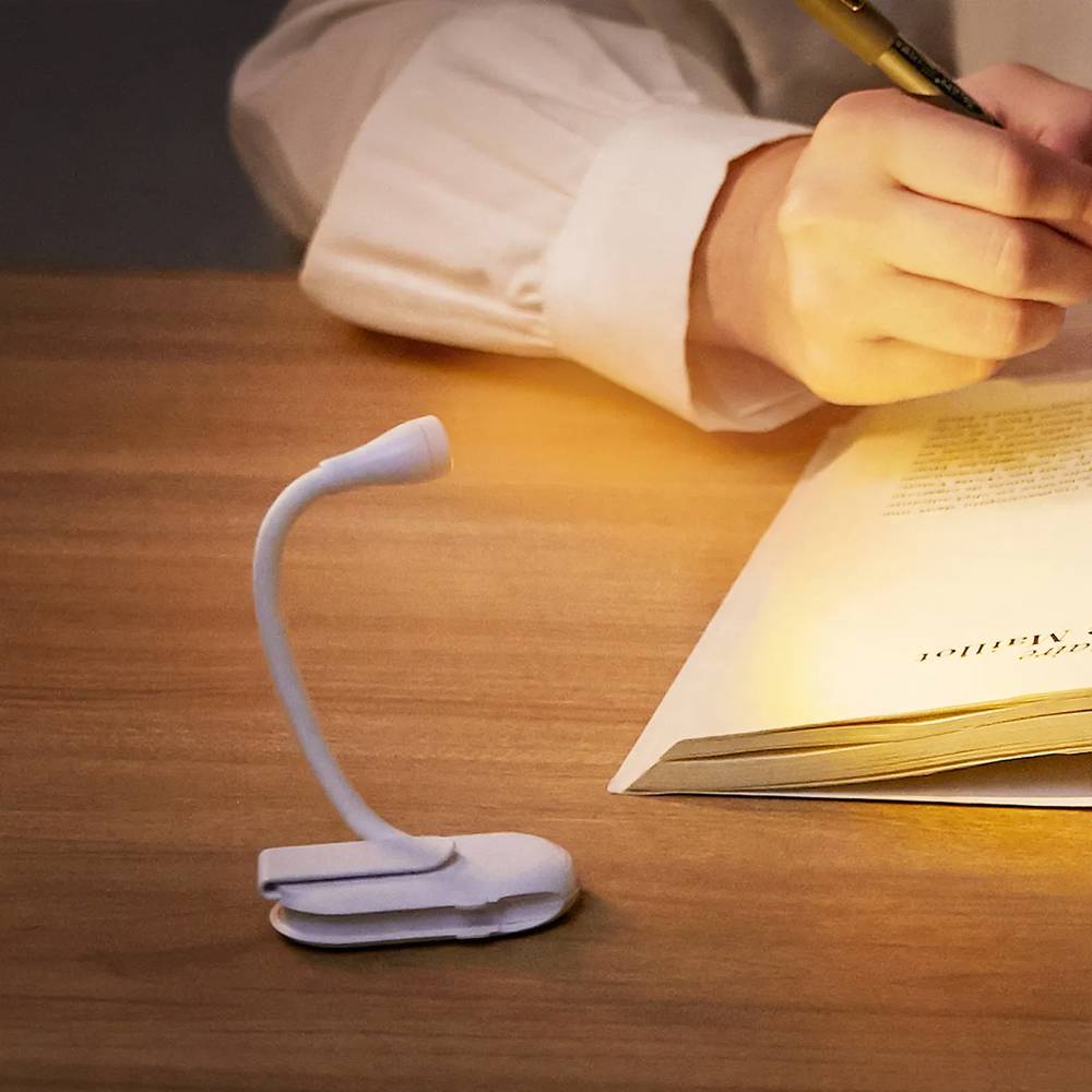 Mini-LED-Clip light, 3W, USB-rechargeable