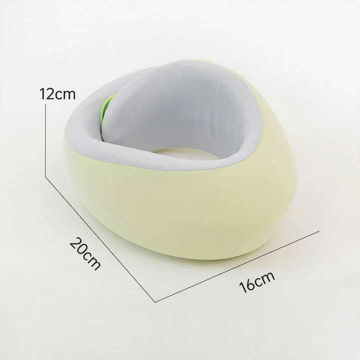 Neck support pillow U shape with memory foam