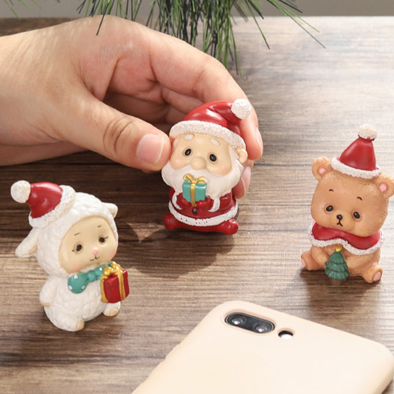 BowLift | Handmade Animal Santa Ornaments