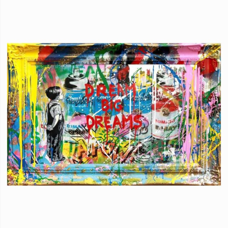 Street Art Pop Graffiti - Canvas Wall Art Painting | Bowlift