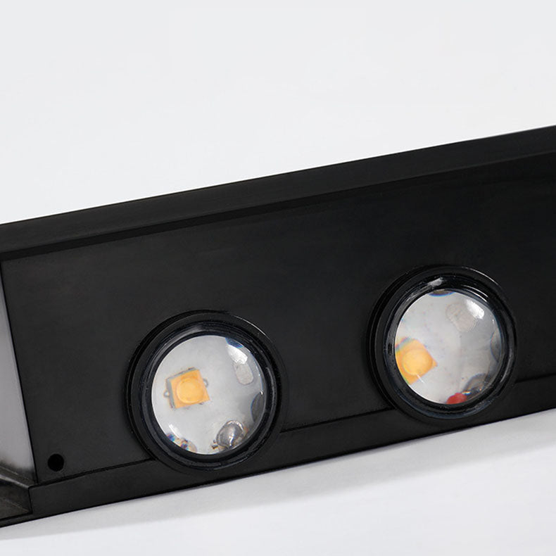 BowLift | Lumiora Modern Solar-LED Wall Lamp for Outdoors | Rectangular Design | IP56 Waterproof | Different Sizes & Light Intensities