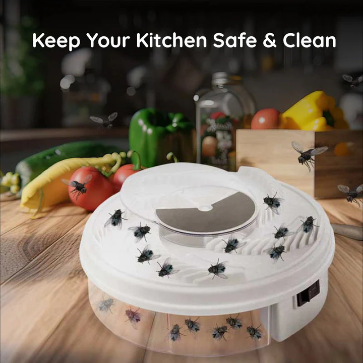 BowLift | USB Silent Fly Trap | Eco-Friendly, Non-Toxic & Effective for Home and Outdoor Use