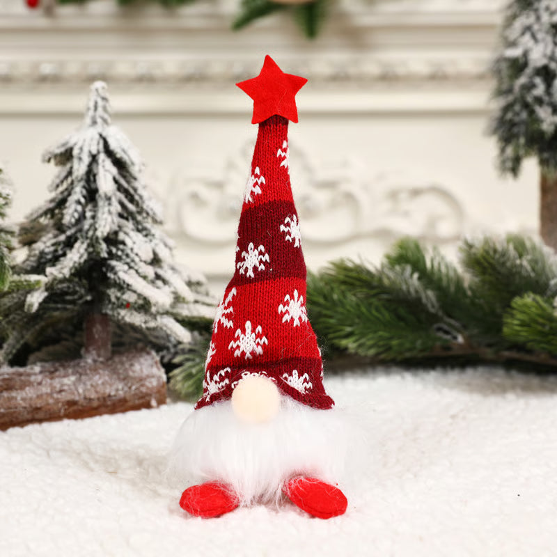 BowLift | Christmas Elf with LED Light | Handmade Decoration Figure | Nordic Design