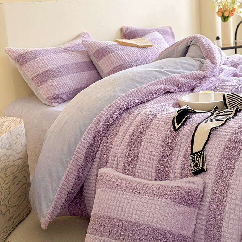 Milk fiber bedding set, 4-piece