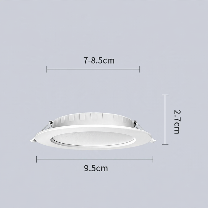 LED recessed spotlight for low voltage
