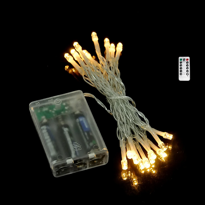 LED string lights for indoor and outdoor use