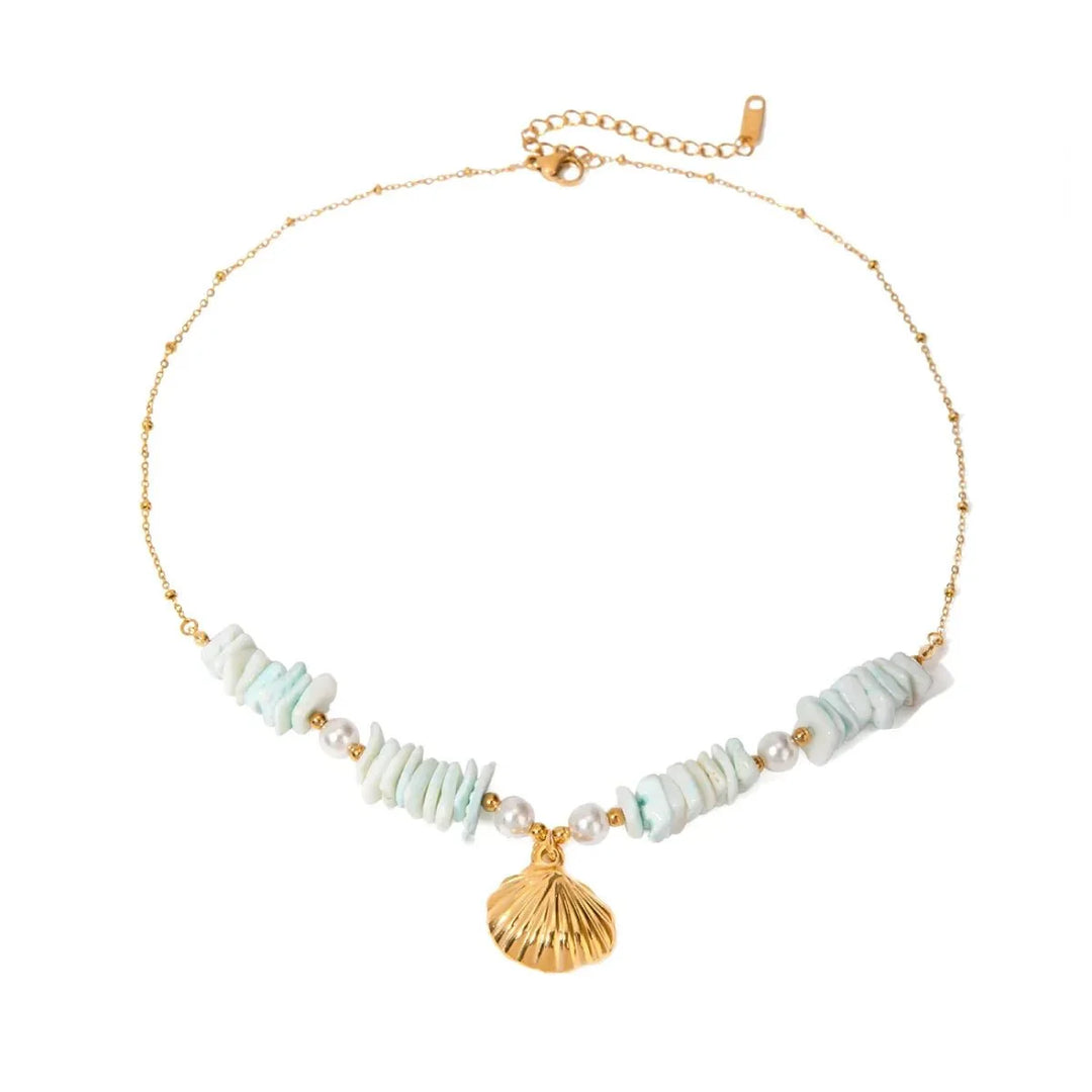 BowLift | 18k Boho Oceanic Sea Shell Necklaces