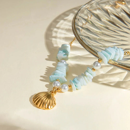 BowLift | 18k Boho Oceanic Sea Shell Necklaces