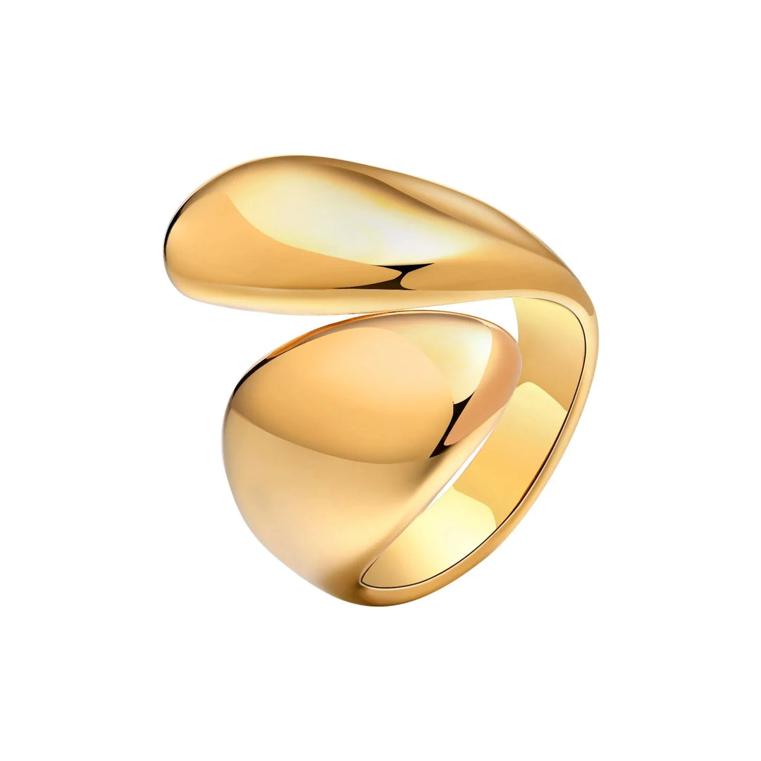 BowLift | 18k Chunky Droplet Wrap Around Ring