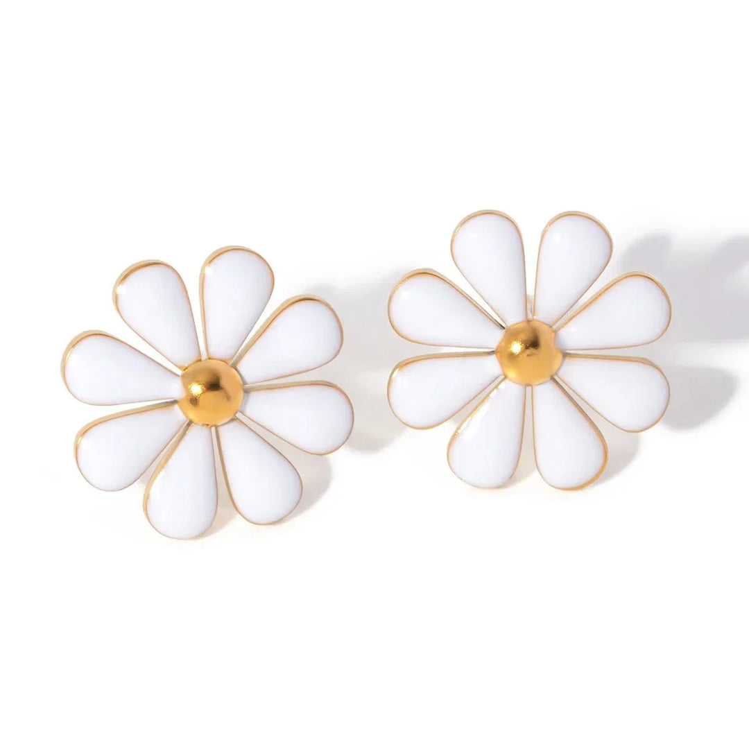 BowLift | 18k Dainty Daisy Floral Earrings