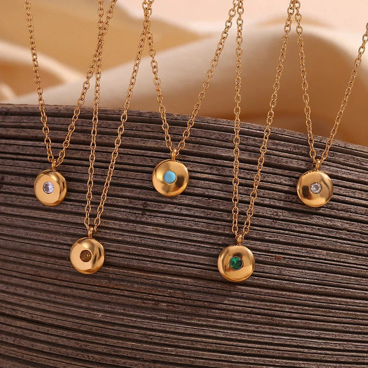 BowLift | 18k Dainty Minimal Birthstone Necklace