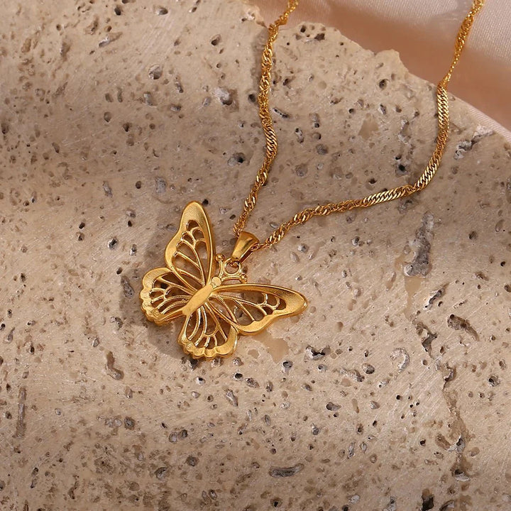 BowLift | 18k Diamond Accented Butterfly Necklace