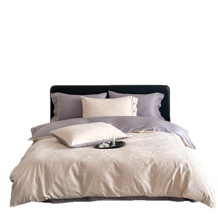 Bedding set made of long-staple cotton, 4-piece